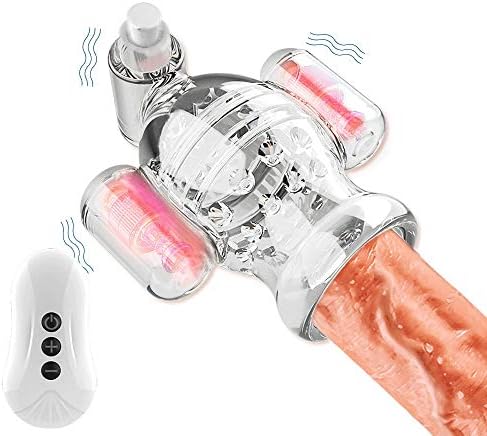 WDSMKL Finger Sleeve V`îbrâtõr Male M-ȁstürЪȁtor Glȁns Trainer Enlarge Ë`jâcülâtion Delay 11 Speeds Pёns Stimulate for Man WDSMKL
