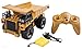 WolVol 6 Channel Electric Rc Remote Control Full Functional Dump Truck Toy for Kids with Lights, Metal Die-Cast Front