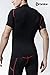 TM-R13-BKRZ_Medium Tesla Men's Short Sleeve T-Shirt Cool Dry Compression Baselayer R13