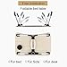 Laptop Desk, Astory Portable Laptop Bed Tray Table Notebook Stand Reading Holder with Foldable Legs & Cup Slot for Eating Breakfast, Reading Book, Watching Movie on Bed/Couch/Sofa (Golden)thumb 4