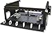 Lynn Electronics 4U Fiber Optic Rackmount Enclosure Panel, holds 12 LGX footprint panels or modules for a maximum capacity of 288 fibers. Fits 19 and 23 inch racks.