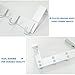 Anjuer Over The Door Hook Organizer Rack, Metal Coat Hanger Door 5 Hooks Hanger