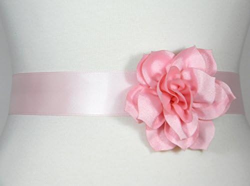 Pink Bridal Sash, Wedding Belt, Bridal Belt, Flower Girl Dress Sash, Bridesmaid Belt, Satin Sash, Wedding Dress Belt, Simple Sash POSY