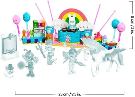 Friends Fiesta de Disfraces con Unicornio y Hada - Juguete para Niñas de 6+ Años - 4 Mini Muñecos, Figura de Gato Churro y Caballo - Fotomatón, Escenario y Cabina de DJ - Idea de Regalo 42661
