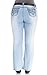 ANGELS Plus Size Belted Bootcut Jeans