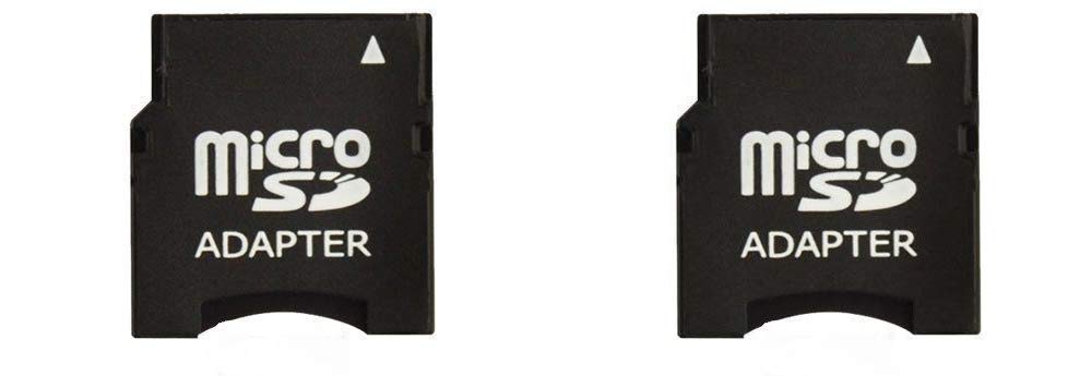 Harrista [2 Pieces] Micro SD to Mini SD Card Reader Adapter Converter