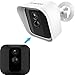 Frienda 360 Degree Adjustable Wall Mount Bracket and Silicone Protective Skin for Blink XT Indoor/Outdoor Security Camera (White, 1 Set)