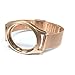 Misfit Shine 2 Band Pinhen Misfit Wearables Band Wristband Aluminum Mesh Watch Stainless Steel Milanese Bracelet Strap For Misfit Shine 2 (Shine 2 Mesh Rose)