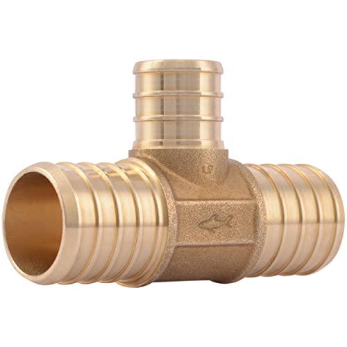 SharkBite UC416LFA Reducing Tee, 1-Inch by 1-Inch by 3/4-Inch by Sharkbite