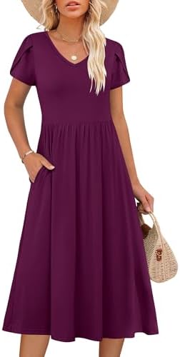 purple midi dress casual Purple Midi Dress, Women Cocktail Dress, Formal Dress, High Waist Dress, Pleated Dress, Elegant Dress, Office Dress, Plus Size, Guntina