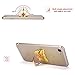 AIQAA All Metal Phone Grip Ring Stand Holder Car Mount for Smartphones (Cat Gold)