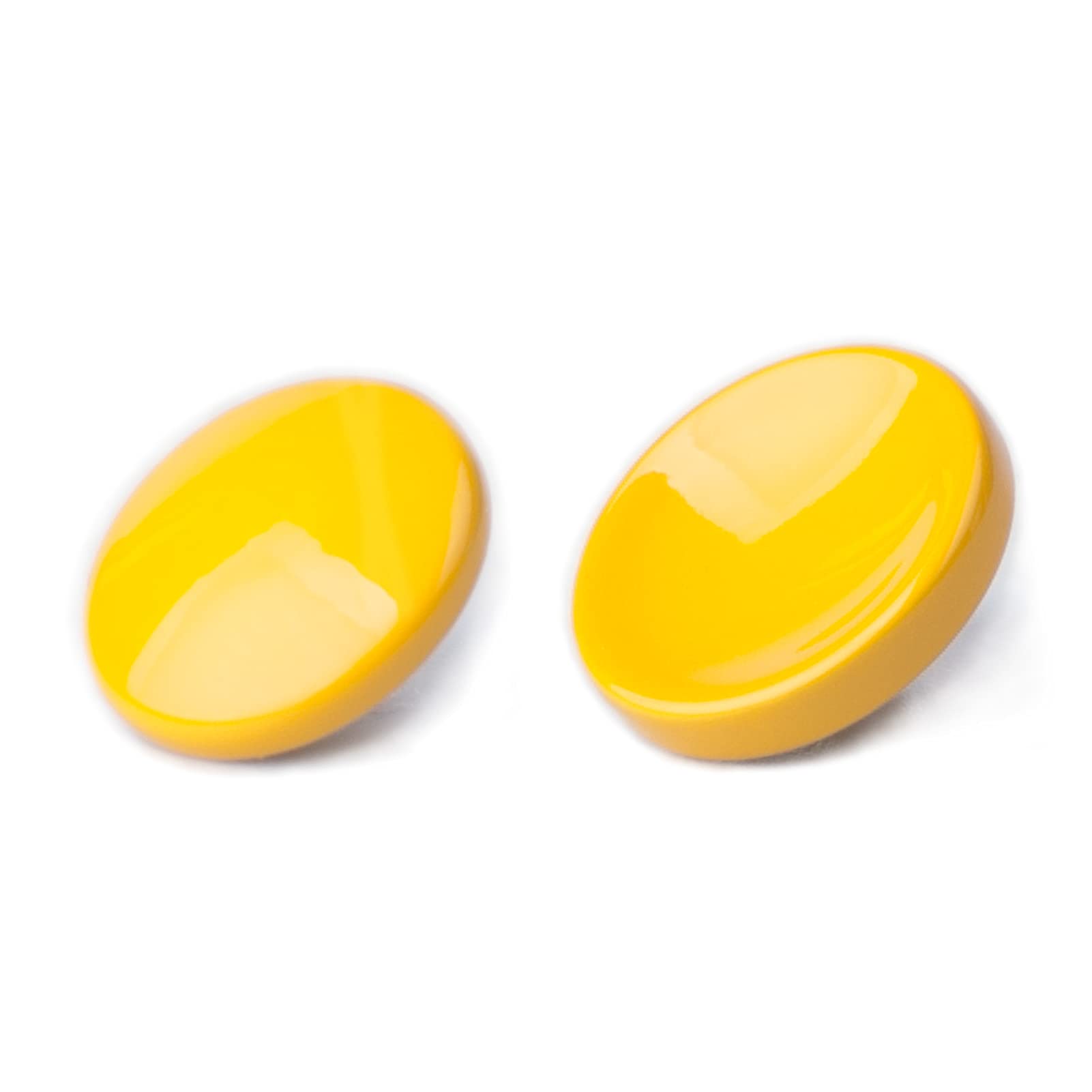 VKO Yellow Metal Soft Shutter Release Button,Delicate Camera Shutter Button 11mm Concave 10mm Convex Surface(2 Pack)