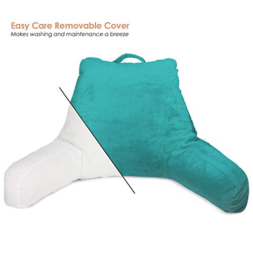 Clara Clark Reading Pillow, Back Rest Pillow for Sitting in Bed with