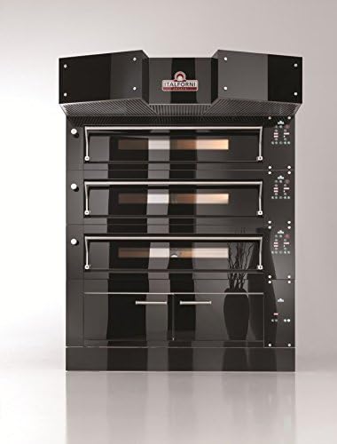 Italforni Bull - 1 Deck w/ tray holder (no hood), black