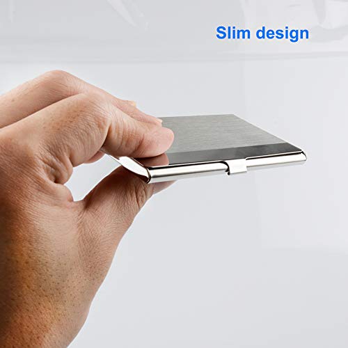 KISSWILL Business Card Holder, 3 Pack Business Card Holder Case, Wallet Case for Men or Women - Thumbnail 3