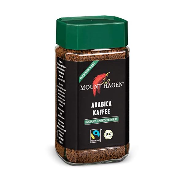 Mount Hagen Bio löslicher Arabica Kaffee, entkoffeiniert (6 x 100 gr)