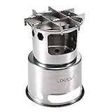 Lixada Camping Stove – Lightweight Folding Wood Stove – Camping Cookware Mess Kit for Outdoor Picnic Cooking Backpacking(Optional)