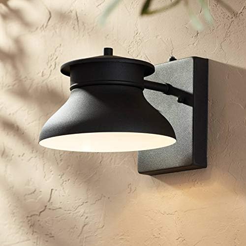 Danbury Modern Contemporary Outdoor Wall Light Fixture LED Black 6