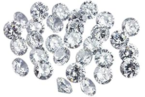 GEMHUB 1 Carat CVD Lab Grown Loose Diamonds Lot 1.5-1.75-2.0-2.25-2.55 MM Size DEF Color VS Clarity Diamonds For Ring, Choose Your Lot