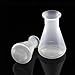 Owfeel A Set of 2 Plastic Erlenmeyer Flask 100mL 250mL