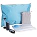 HAWATOUR Travel Vacuum Storage Bags with USB Powered Electric Pump Reusable Space Saver Bags for Clothes