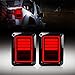 Allinoneparts LED Tail Lights Smoked Turn Signal Reverse Lamp Running Lights for 2007-2018 Jeep Wrangler JK JKU- Pair