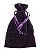 Velvet Jewelry Bag, Soft Drawstring Pouch, Tarot, Dice, Rune or Card Gift Bag, Small 4