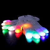 Emazing Lights eLite Chroma CTRL LED Gloves, 5 Light Flashing Modes - #1 Leader in Gloving & Lights Shows