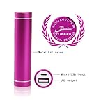 [Monkey King Bar Series] Peach-Elivebuy® 2600mah Portable External Battery Pack Charger Power Bank for Motorola Moto X; Apple Iphone 5s 5c 4s 4 ; Samsung Galaxy S4 S3 S2; Google Nexus 5 4; HTC One ; Motorola Moto X - Retail Packing