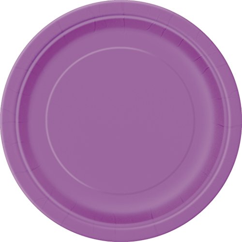 Purple Paper Cake Plates, 20ct