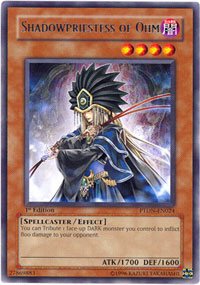 Yu-Gi-Oh! - Shadowpriestess of Ohm (PTDN-EN024) - Phantom Darkness - 1st Edition - Rare