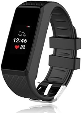 Smart Bracelet IP67 Waterproof Colorful OLED Touchscreen Display Fitness Tracker Bluetooth 4.0 (Black)