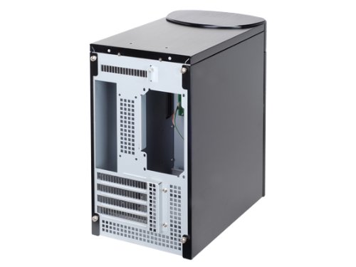 SilverStone Aluminum Front Panel/SECC Structure Micro ATX Mid Tower Computer Case SG04B-F (Black)