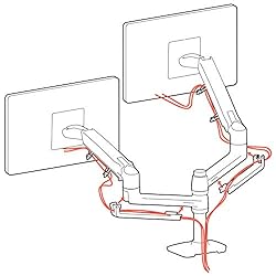 Ergotron – LX Vertical Stacking Dual Monitor