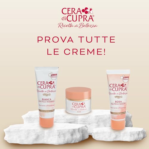 Cera di Cupra, Pink Traditional Formulation Cream with Beeswax, Rich in Protective Components, Anti-Ageing Action, Made in Italy, Dermatologically Tested, 75 ml Tube