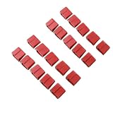 JMT 20pcs Silica Gel Protective Cap Case for Male T Plug Dean Connecto