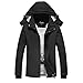 Spmor Women's Waterproof Ski Jacket Mountain Rain Coat Windproof Skin Hooded Jacket