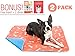 The Proper Pet Washable Pee Pads for Dogs 28x32 - 2Pack Super Absorbent Reusable Puppy Potty Training Pad - Waterproof Cloth Whelping Blankets - Urine Leakage & Non-Slip Mat for Housebreaking Carpet