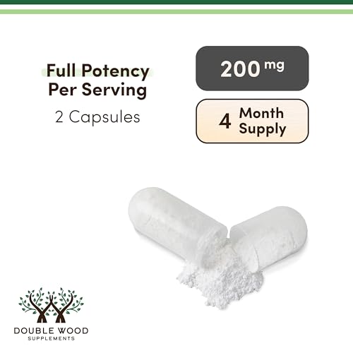 Nattokinase Supplement 4,000 FU Servings, 240 Capsules (Derived from Japanese Natto) Systemic Enzymes for Cardiovascular and Circulatory Support by Double Wood