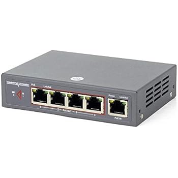 switch extender network & Switch Port 2 POE Network Powered IPCamPower Amazon.com: