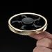 tiitc Fidget Hand Spinner EDC Focus Anti-Anxiety Stress-Release Finger Toy, Fidget Work Ultra Fast Bearings, Relax for Children and Adults Great gift (Brass Black)