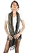 Women Soft Shimmer Sparkle Scarf Colorful Boho Hippie Tassel Wrap Fringe Summer