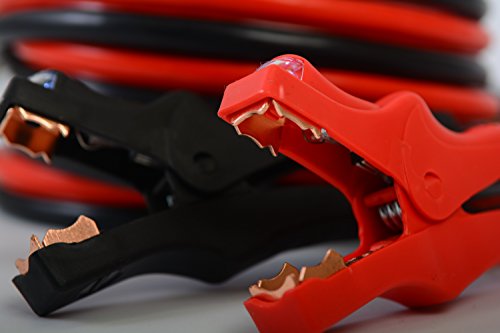 NoOne Booster Cable 2 Gauge 20 Feet 800A Heavy Duty Jump Leads with Built-in LED Light for Truck,SUV - Thumbnail 2