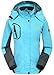 wantdo Women's Windproof Rain Jacket Windbreaker Insulated Athletic Hiking Coat