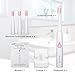 Sonic Electric Rechargeable Toothbrush with Induction Charging Base & 4 Replacement Heads, Deep Clean Electric Waterproof Toothbrush for Sensitive Gum Care