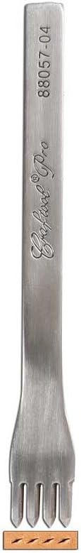 Craftool Pro Fine Diamond Chisel 4-Prong 3.5mm Item #88057-04 by Craftool Pro