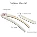 GLCON Satin Padded Hangers for Women Clothing - Floral Sweater Hangers No Bump - Padded Coat Hanger for Wedding - Thick Foam Silk Clothes Hanger for Adult (Pack of 5)
