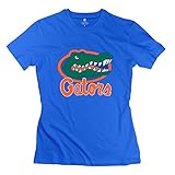 Women's University Of Florida Florida Gators Logo Short Sleeve Tees Size XL RoyalBlue
