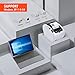 WiFi POS Receipt Printer, MUNBYN White 80mm Direct Thermal Printer with USB Serial Ethernet,Support Android iOS Windows PC 300mm/sec Wireless Printing ESC/POSthumb 2
