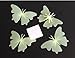 Luminous Wall Stickers Glow in The Dark Wall Decals 100pcs Stars and 4 Butterflies for Kids Rooms Home Decor